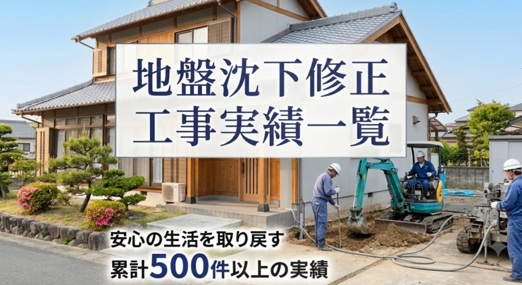 過去の沈下修正実績